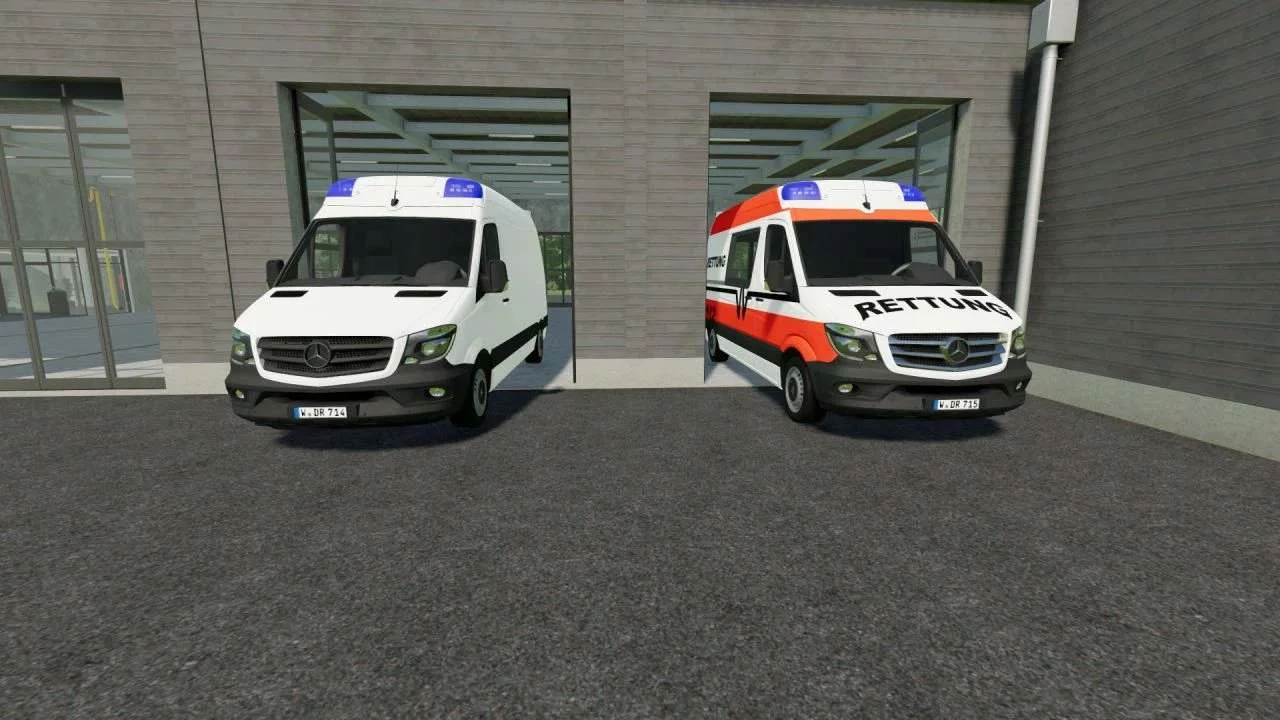 Mercedes Benz Sprinter 2014 KTW v1.0 FS22 FS22 Mod Free Download