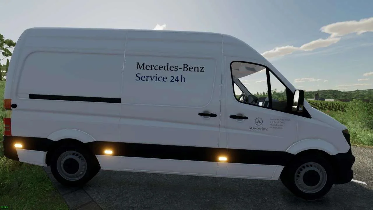 Mercedes Benz Sprinter 24-hour breakdown service v1.0 FS22 FS22 Mod Free Download