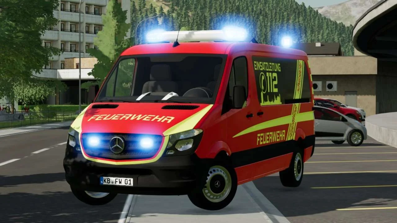 Mercedes Benz Sprinter ELW v1.0 FS22 FS22 Mod Free Download