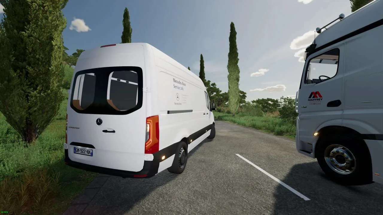 Mercedes Benz Sprinter III Service 24h v1.0 FS22 FS22 Mod Free Download