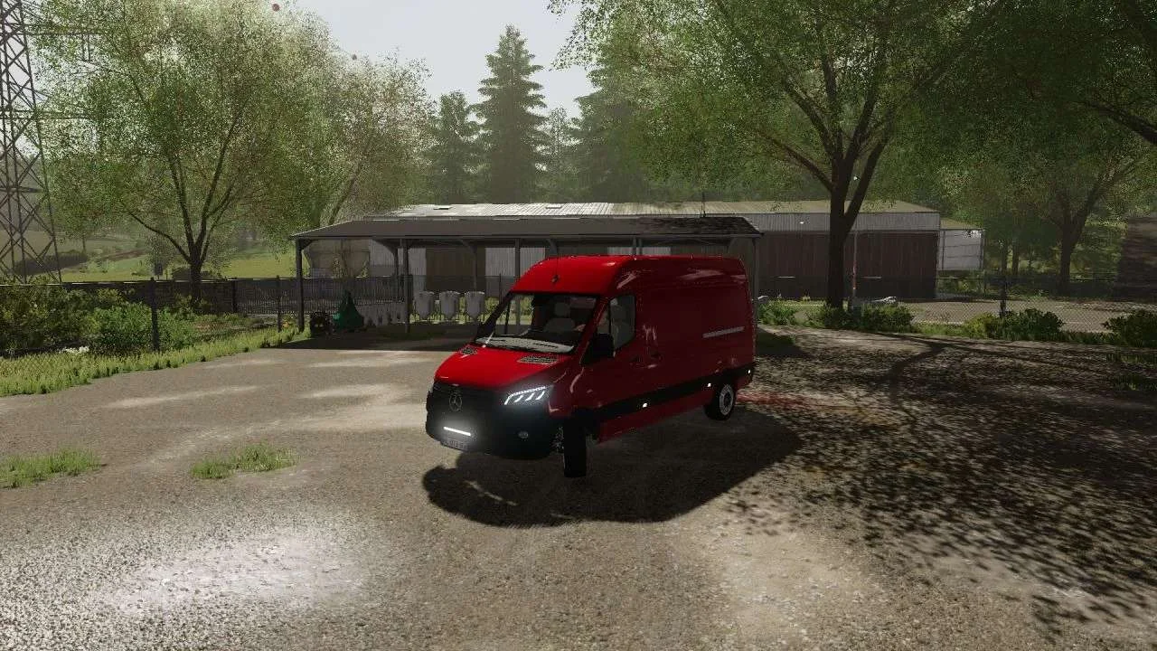 Mercedes-Benz Sprinter L2H2 2021 Edit v1.0 FS22 FS22 Mod Free Download