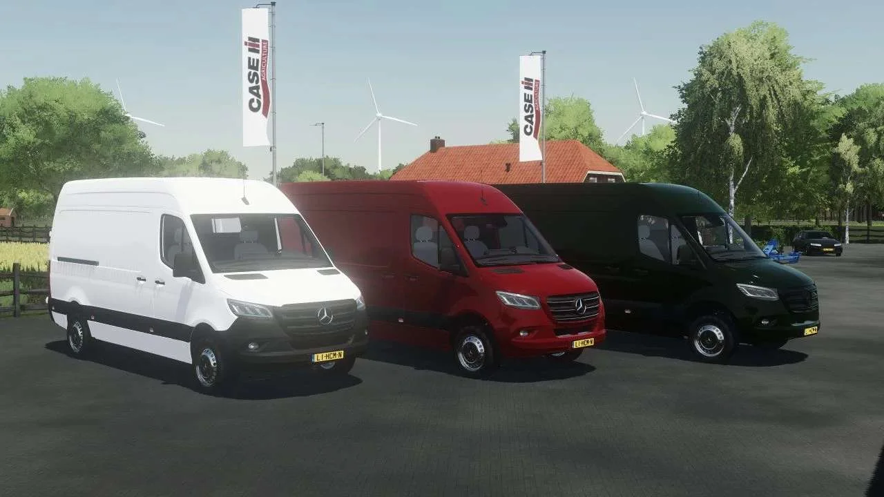Mercedes-Benz Sprinter L2H2 2021 v1.0 FS22 FS22 Mod Free Download
