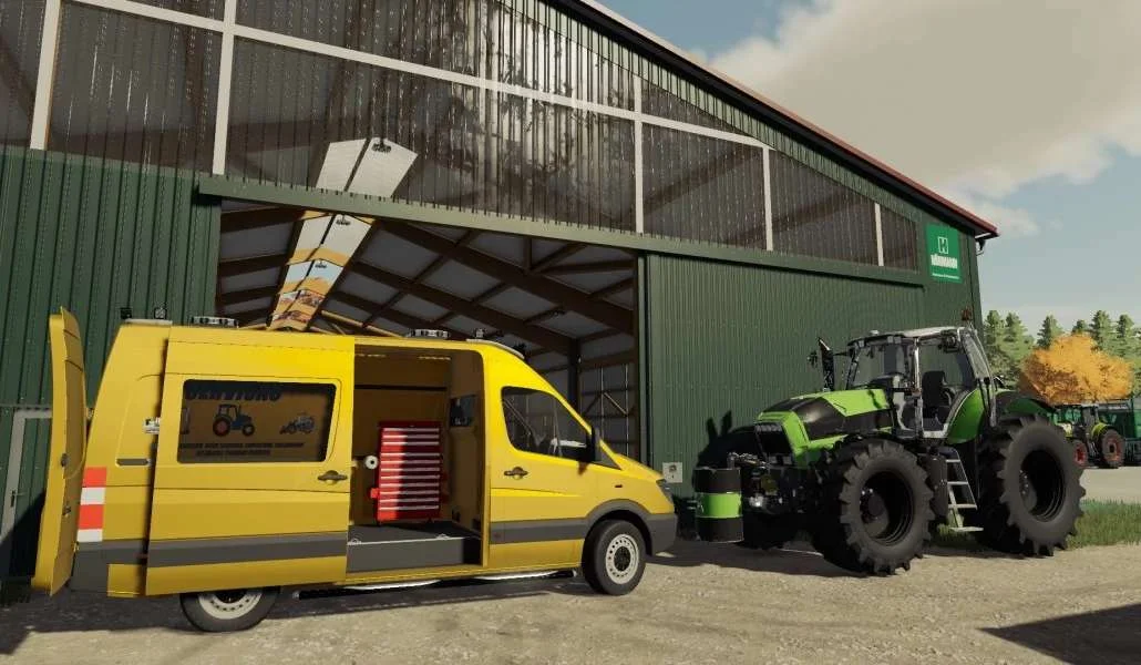 Mercedes Benz Sprinter Service v1.0 FS22 FS22 Mod Free Download