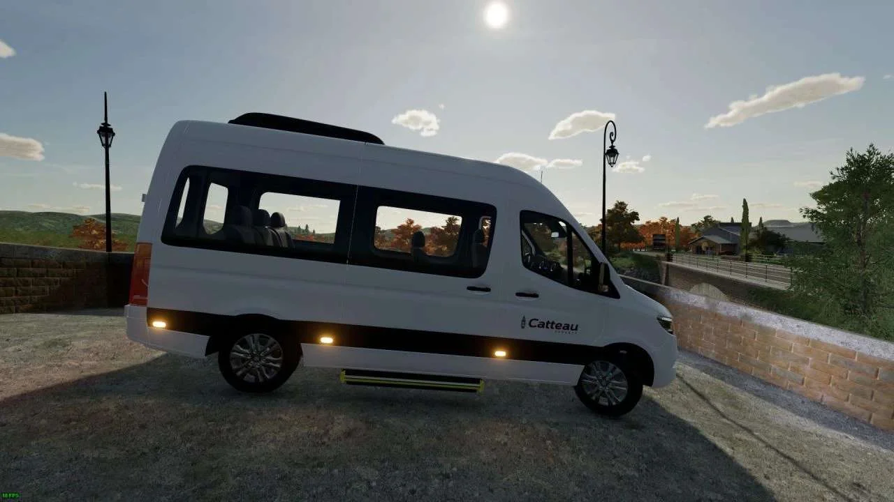 Mercedes-Benz Sprinter Tourer – Catteau Voyages v1.0 FS22 FS22 Mod Free Download