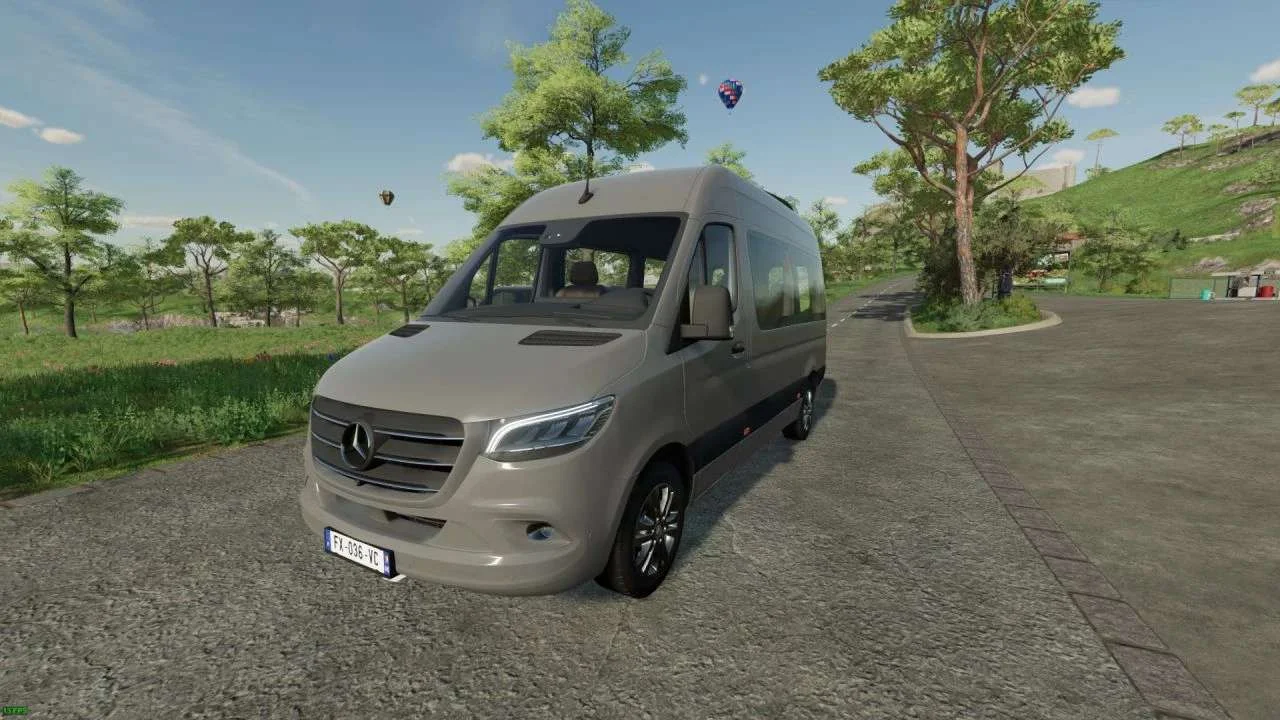 Mercedes-Benz Sprinter Tourer Catteau Voyages v1.1 FS22 FS22 Mod Free Download
