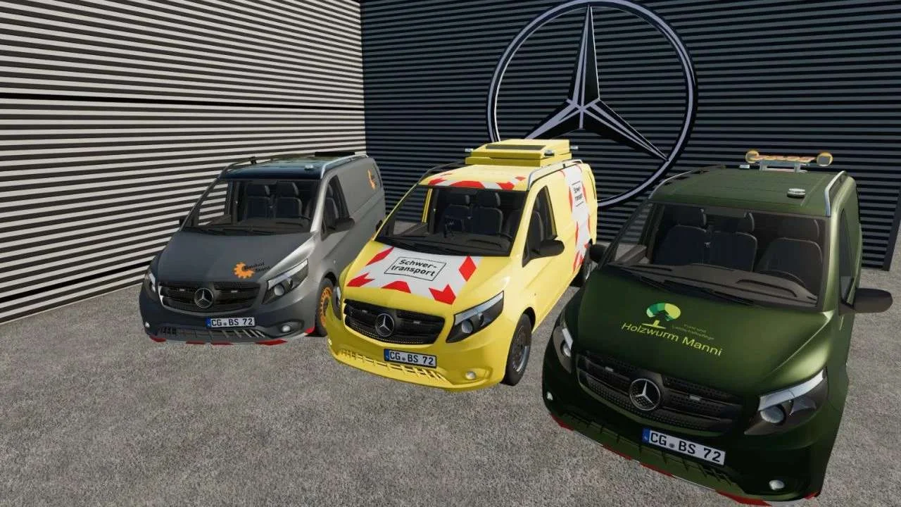 Mercedes Benz Vito 2014 v1.0 FS22 FS22 Mod Free Download