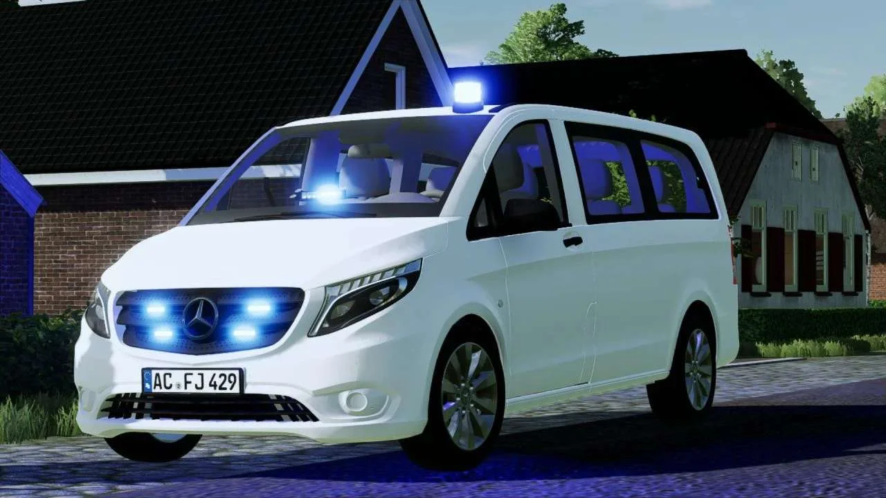 Mercedes-Benz Vito Tourer 2017 v1.0 FS22 FS22 Mod Free Download