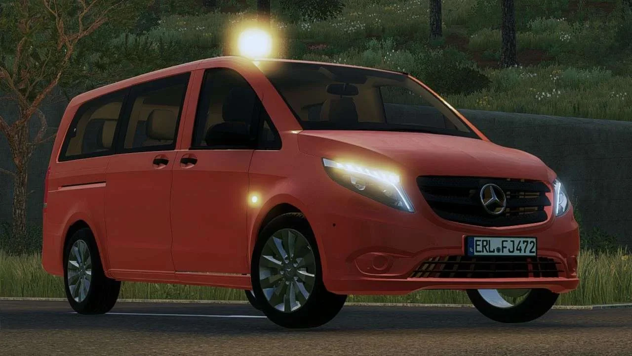 Mercedes-Benz Vito Tourer 2017 v3.0.0.1 FS22 FS22 Mod Free Download