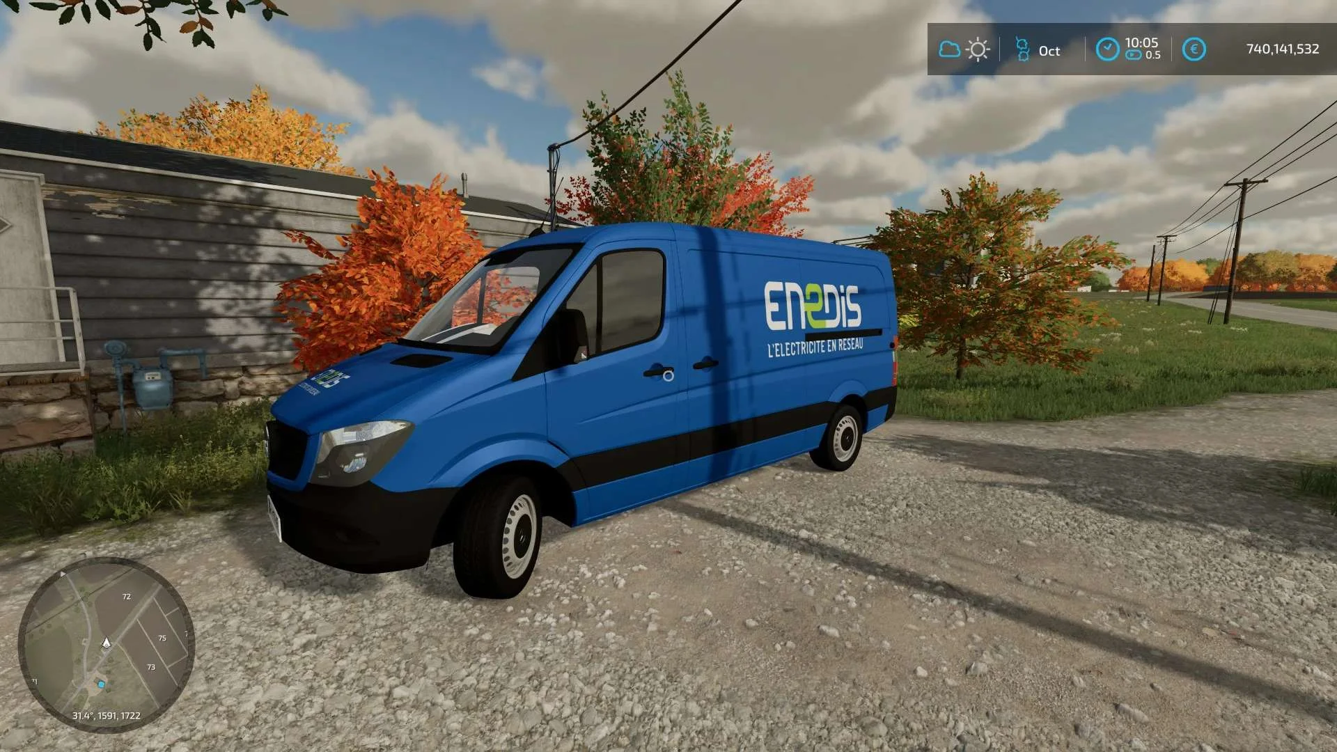 MERCEDES SPRINTER – ENEDIS V1.0 FS22 FS22 Mod Free Download