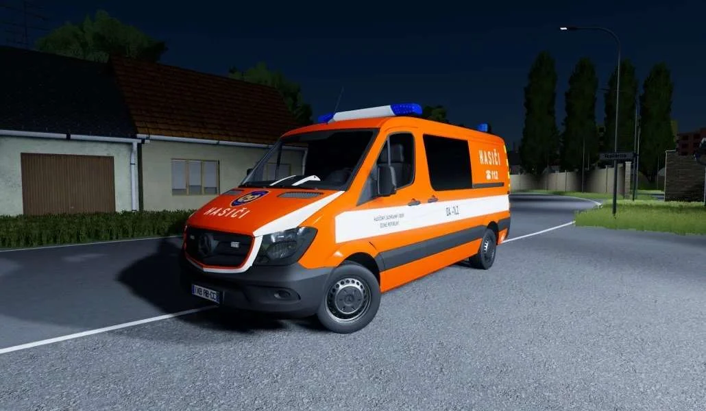 Mercedes Sprinter 2014 HZS v1.0 FS22 FS22 Mod Free Download