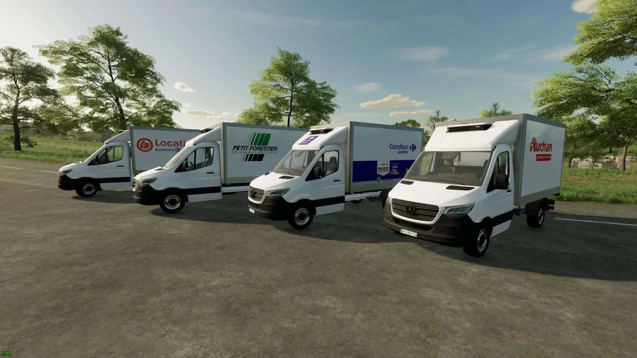 Mercedes Sprinter Hatchback Rental Companies v1.0 FS22 FS22 Mod Free Download