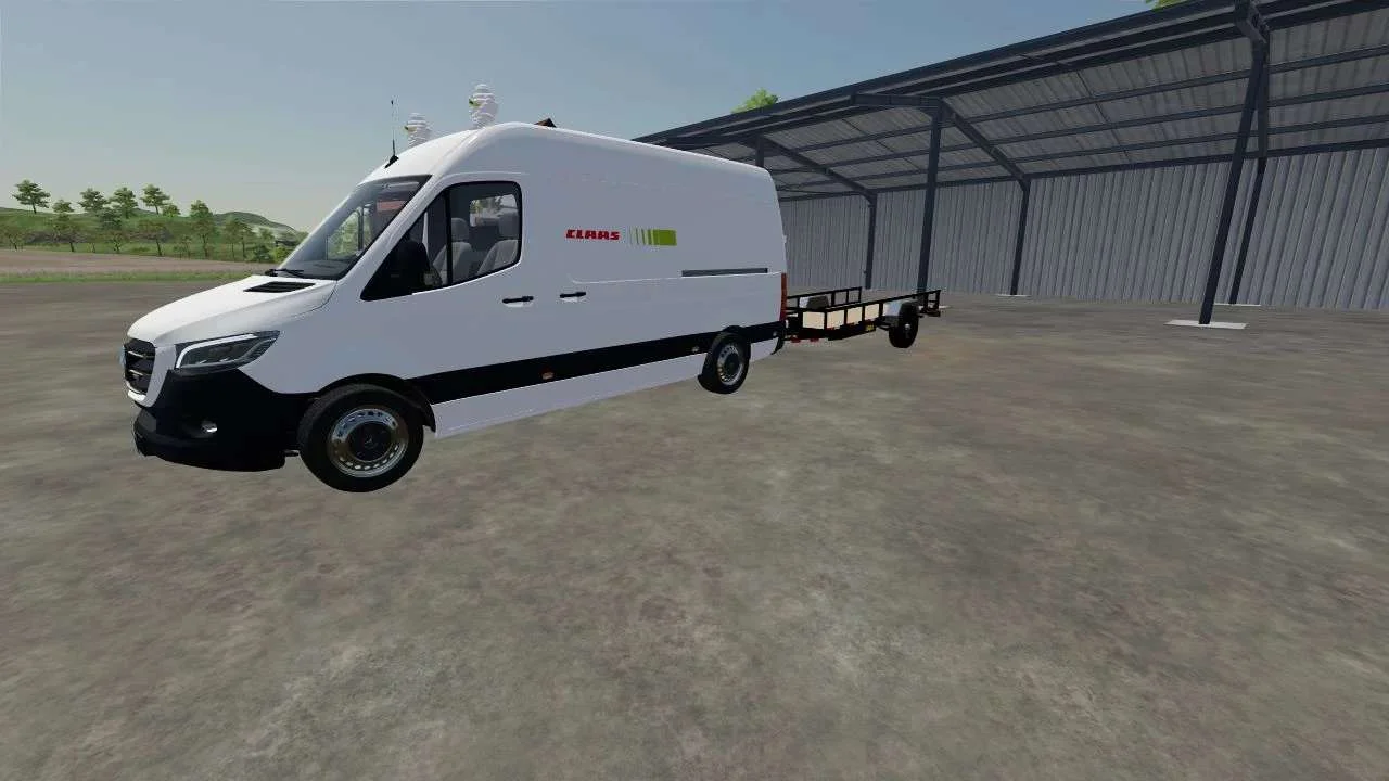 Mercedes Sprinter RWZ (Claas) v1.0.0.1 FS22 FS22 Mod Free Download
