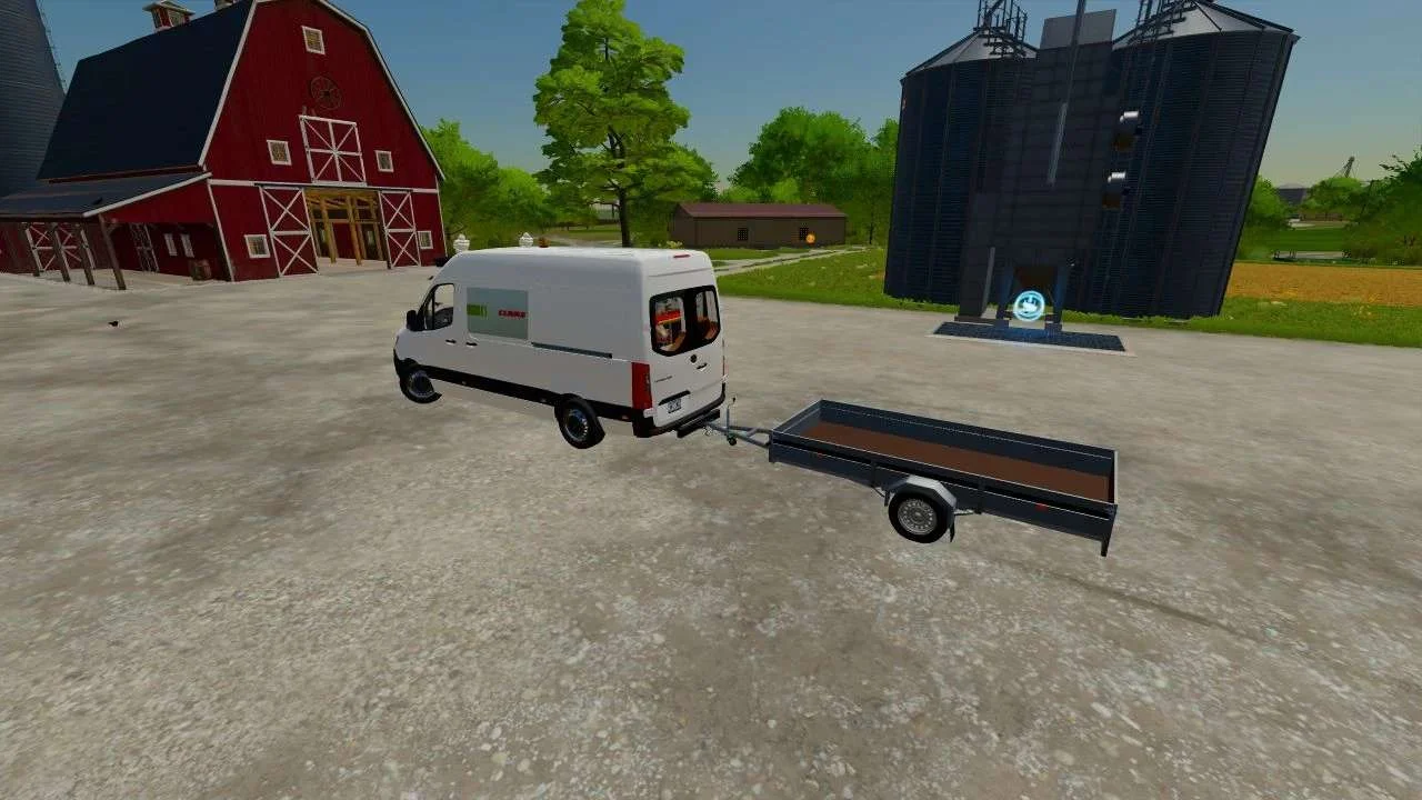 Mercedes Sprinter RWZ (Claas) v1.0 FS22 FS22 Mod Free Download