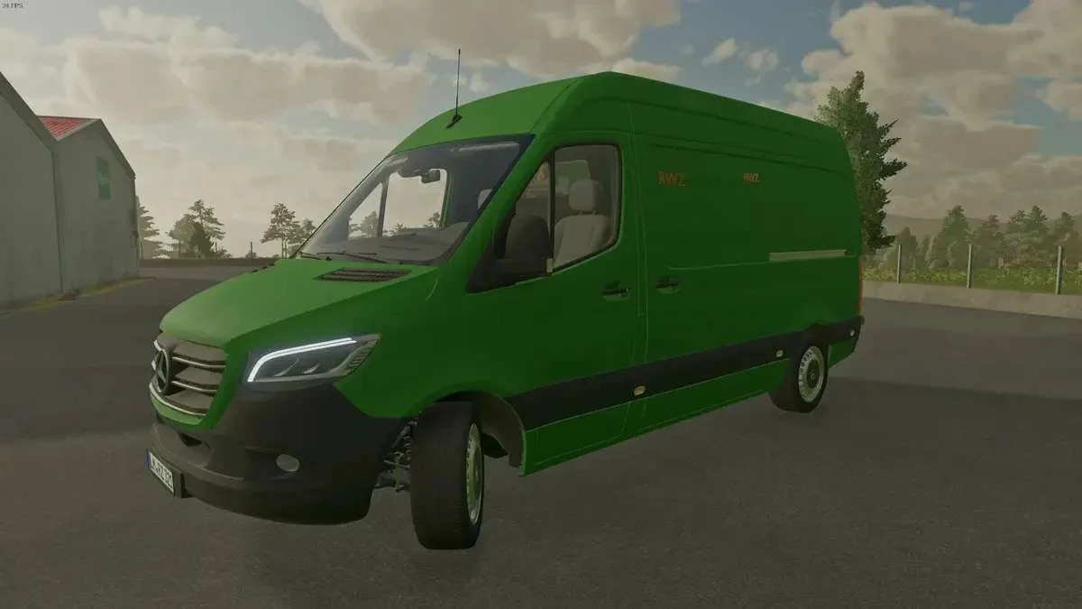 Mercedes Sprinter RWZ v1.0 FS22 FS22 Mod Free Download