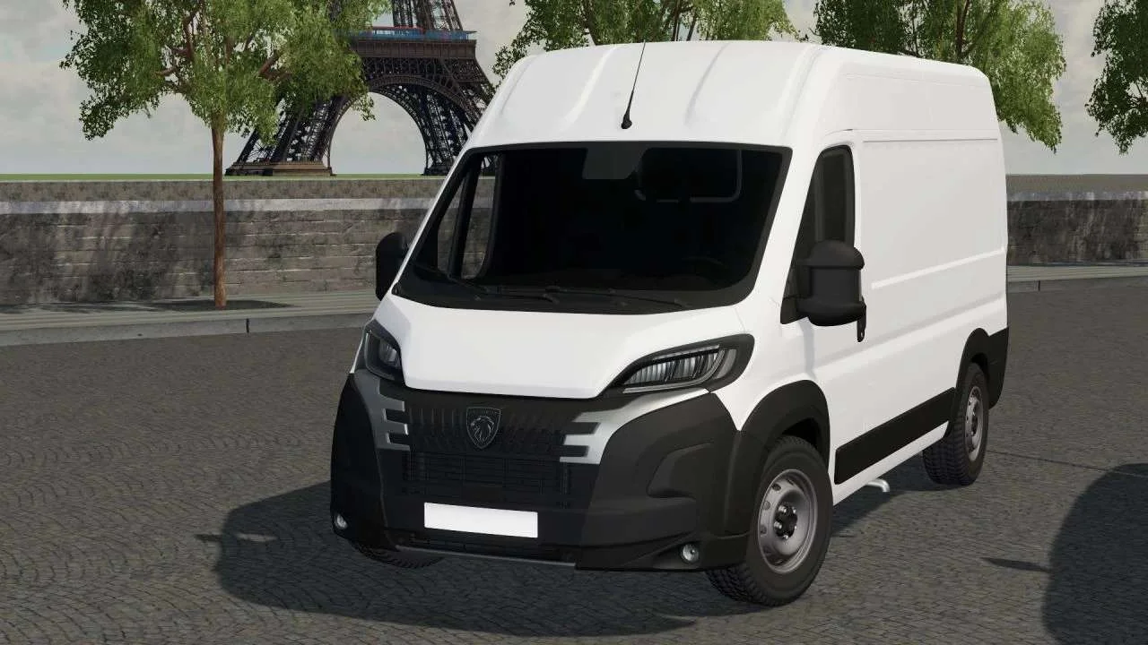 Peugeot Boxer L2H2 2024 v1.0 FS22 FS22 Mod Free Download
