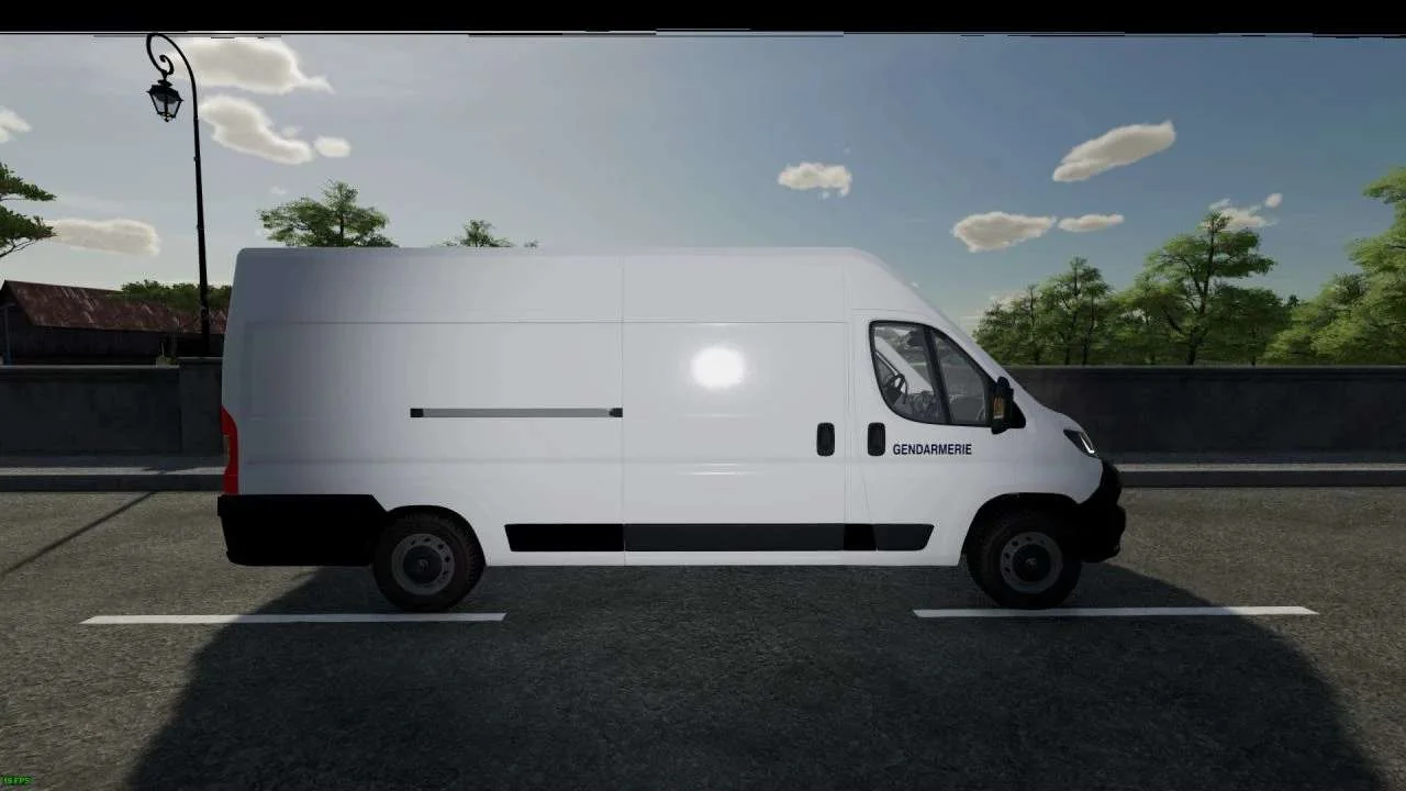 Peugeot Boxer Unmarked Gendarmerie v1.0 FS22 FS22 Mod Free Download