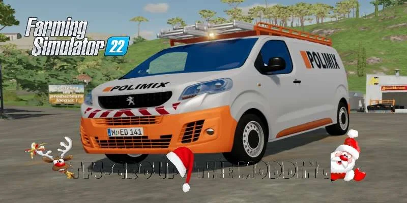 PEUGEOT EXPERT POLIMIX v1.0 FS22 FS22 Mod Free Download