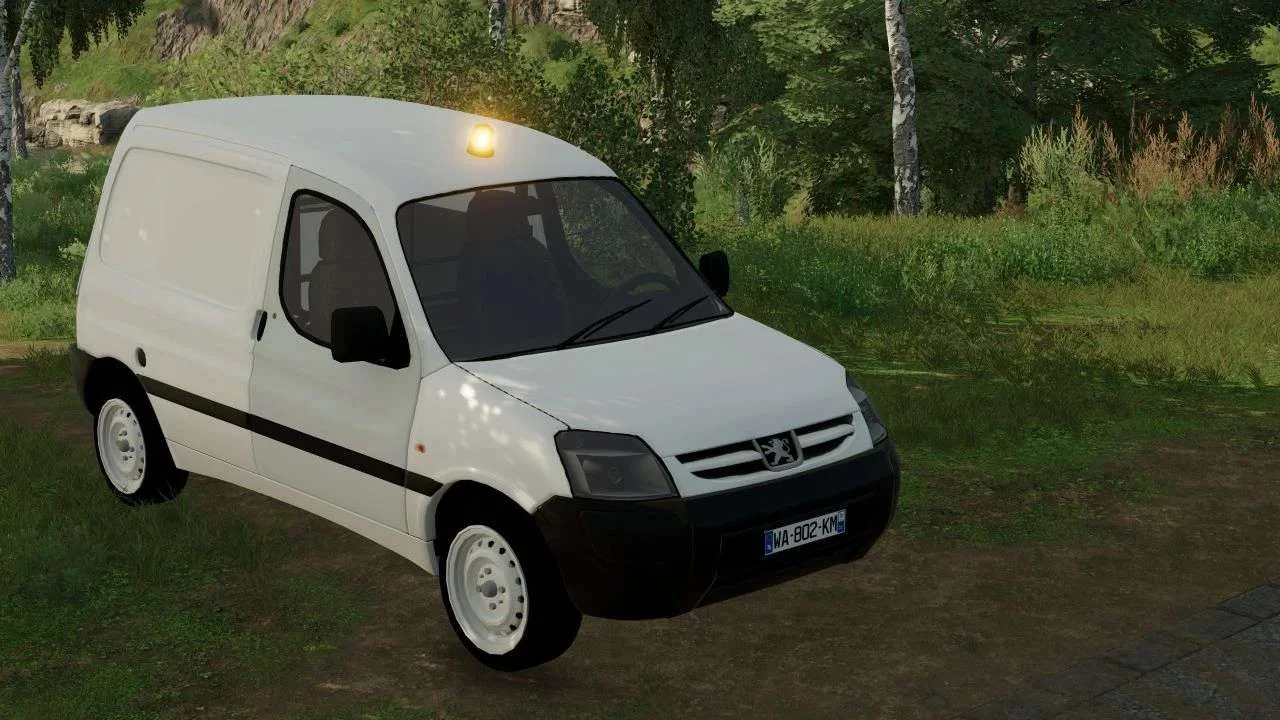 Peugeot Partner 2003 Public Works Landscaper v3.0 FS22 FS22 Mod Free Download