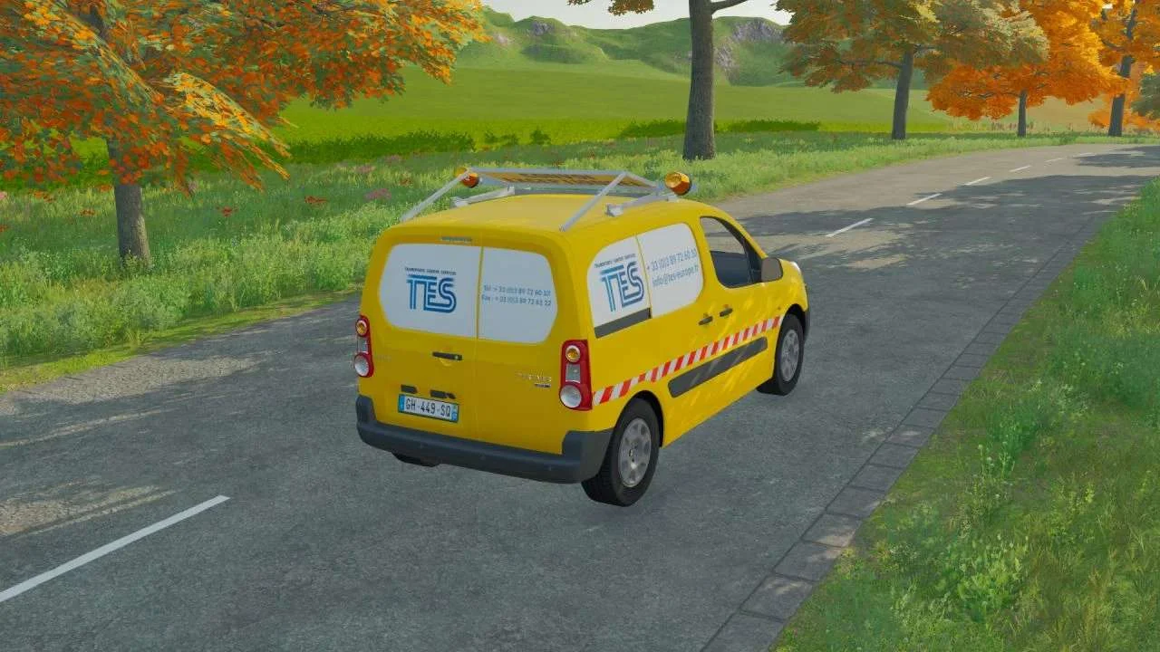 Peugeot Partner Exceptional Convoy Driver v1.0 FS22 FS22 Mod Free Download