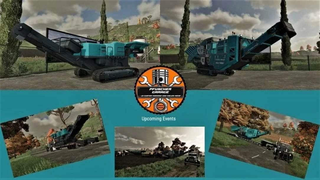 Powerscreen Kalkfertiger Pack v1.0 FS22 FS22 Mod Free Download