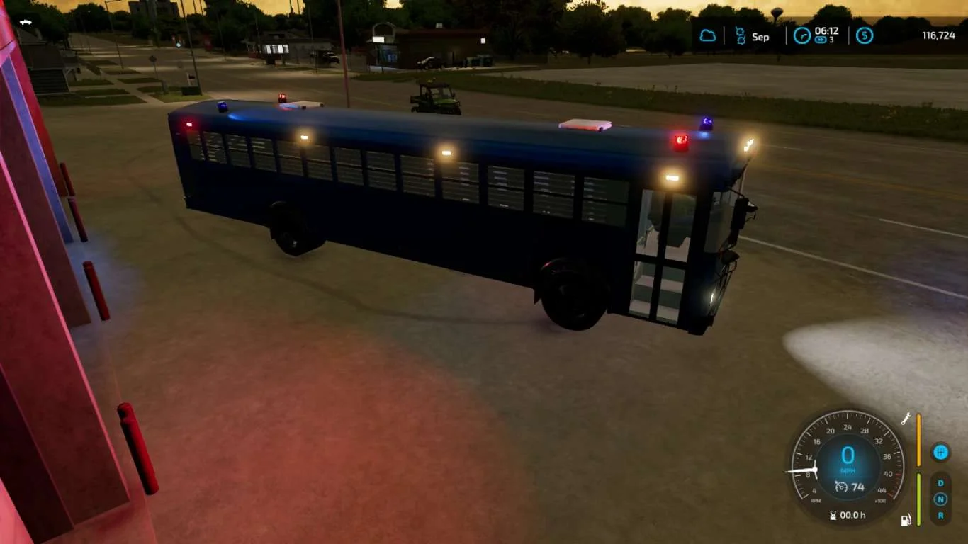 PrisonBus AMC edit v1.0 FS22 FS22 Mod Free Download