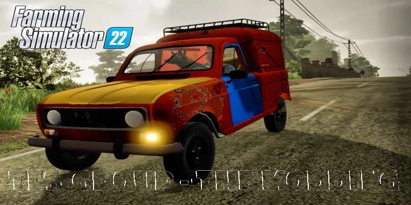 RENAULT 4 F4 OLD v1.0 FS22 FS22 Mod Free Download