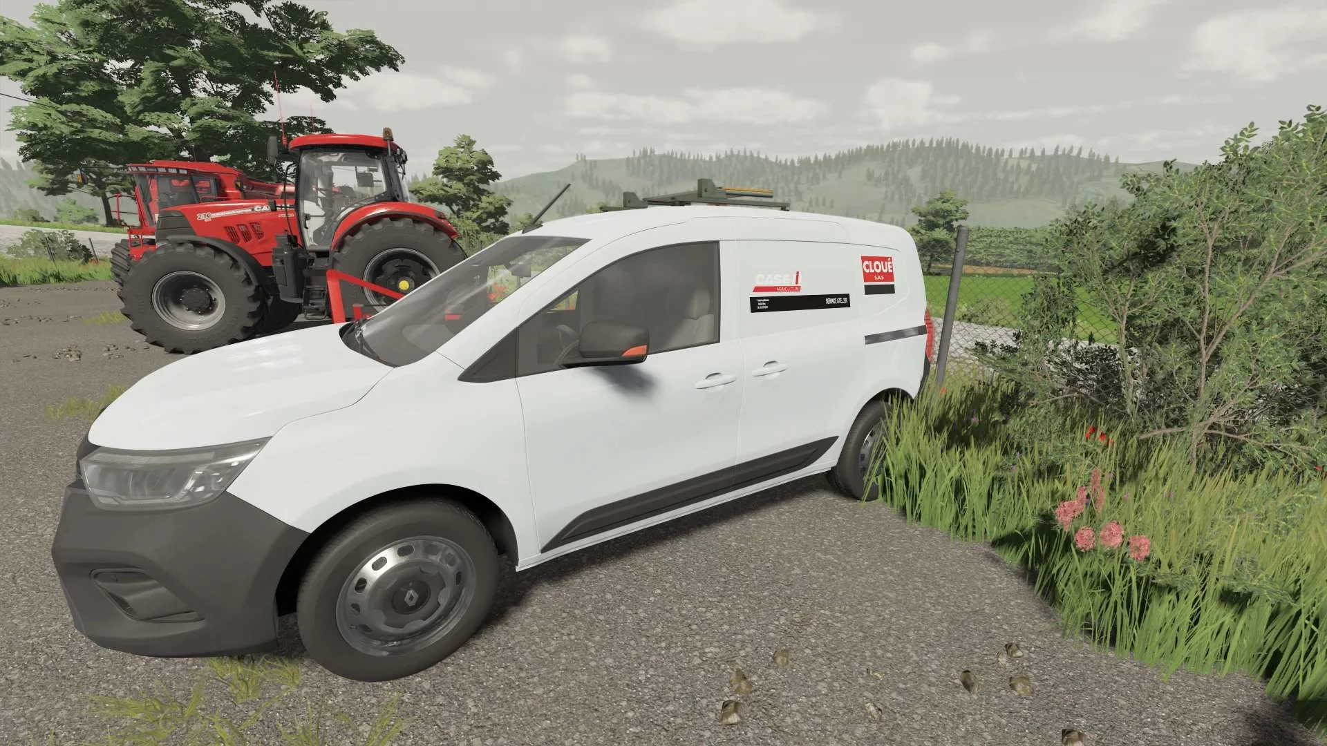 Renault Kangoo (Case IH Cloue S.A.S) v1.0 FS22 FS22 Mod Free Download