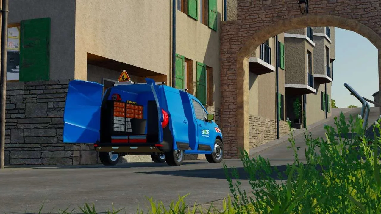 Renault Kangoo III Enedis v1.1 FS22 FS22 Mod Free Download