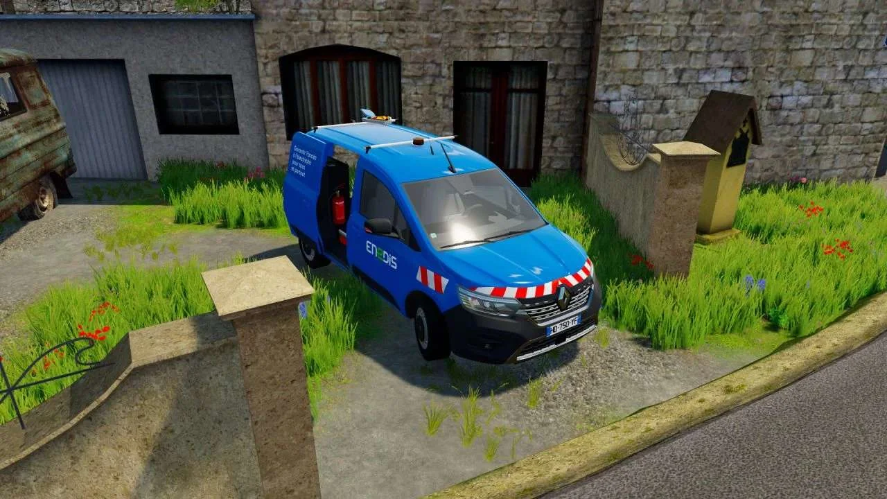 Renault Kangoo III Enedis v1.5 FS22 FS22 Mod Free Download