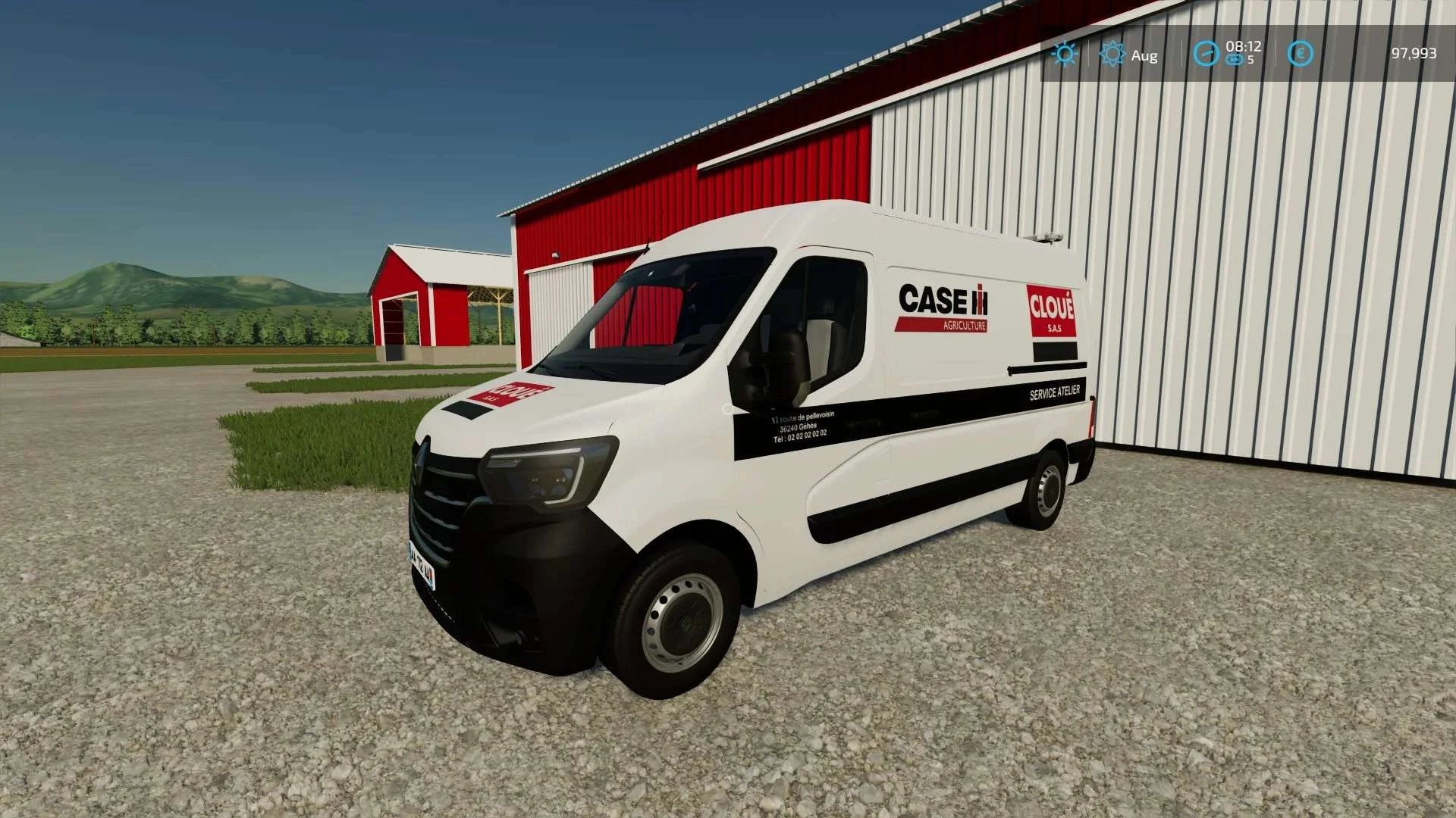 Renault Master 2020 (Cace lh cloue) v1.2 FS22 FS22 Mod Free Download