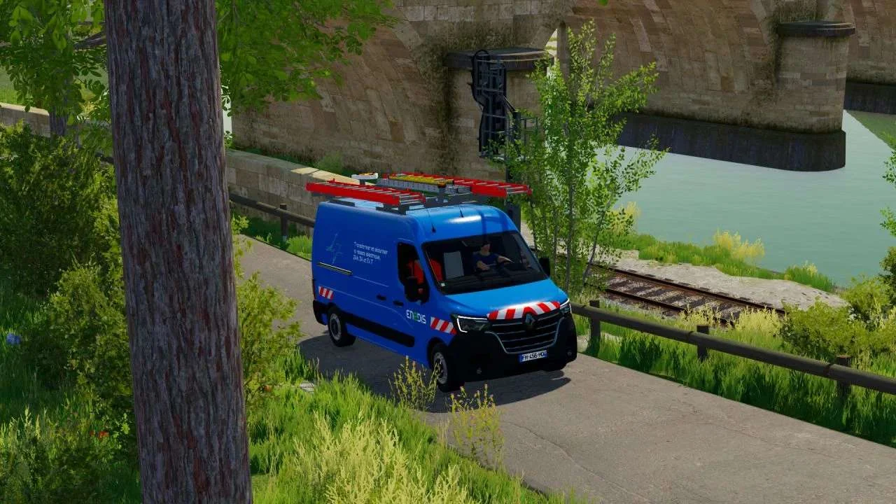 Renault Master 2020 (Enedis) v1.0 FS22 FS22 Mod Free Download