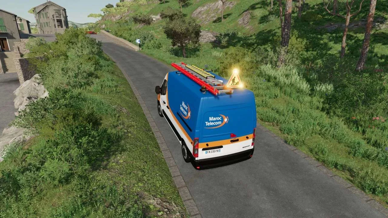 Renault Master 2020 Maroc Télécom v1.0 FS22 FS22 Mod Free Download