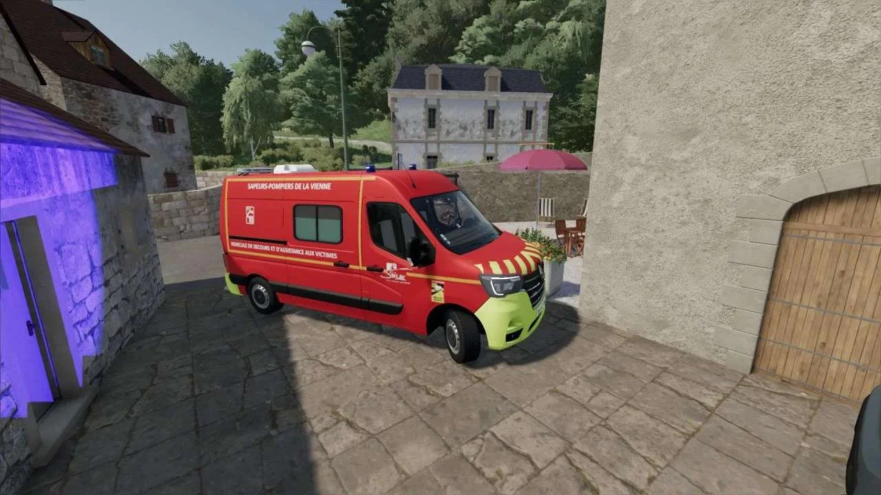 Renault Master Fire Brigade VSAV v1.0 FS22 FS22 Mod Free Download