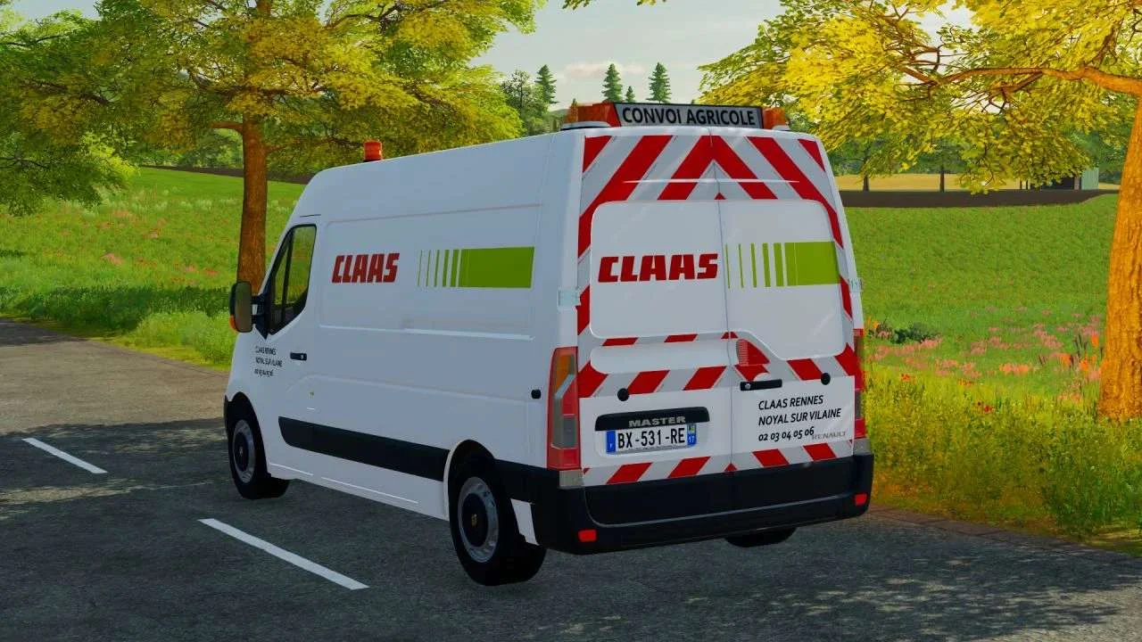 Renault Master III CLAAS v1.0 FS22 FS22 Mod Free Download
