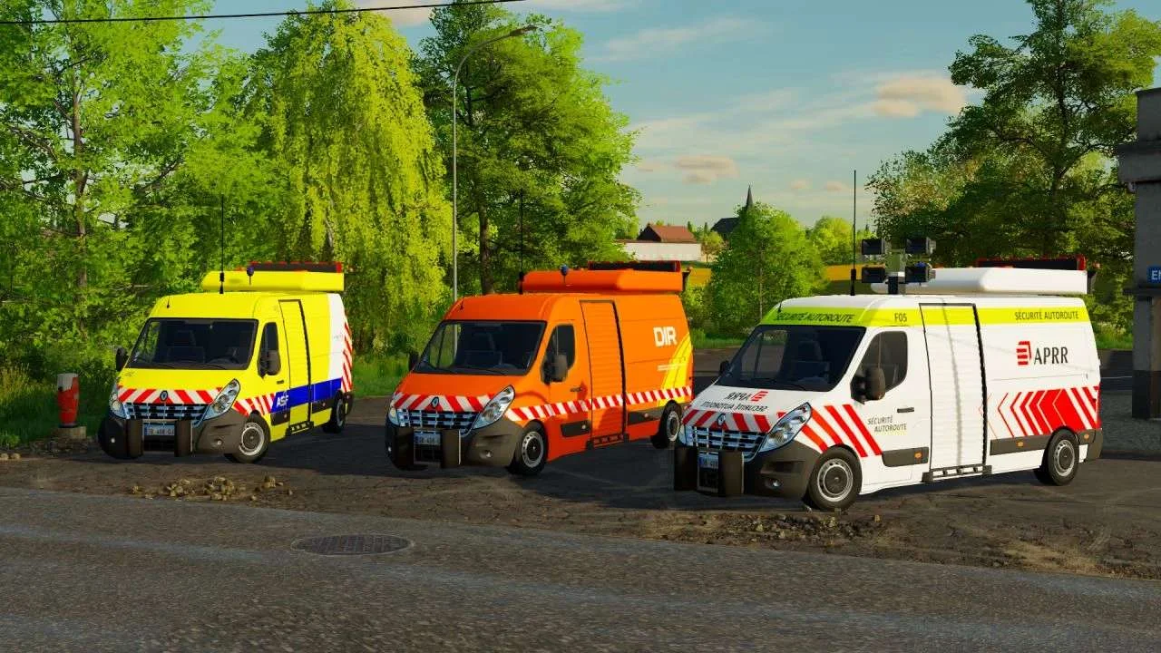 Renault Master III Road Safety v1.0 FS22 FS22 Mod Free Download