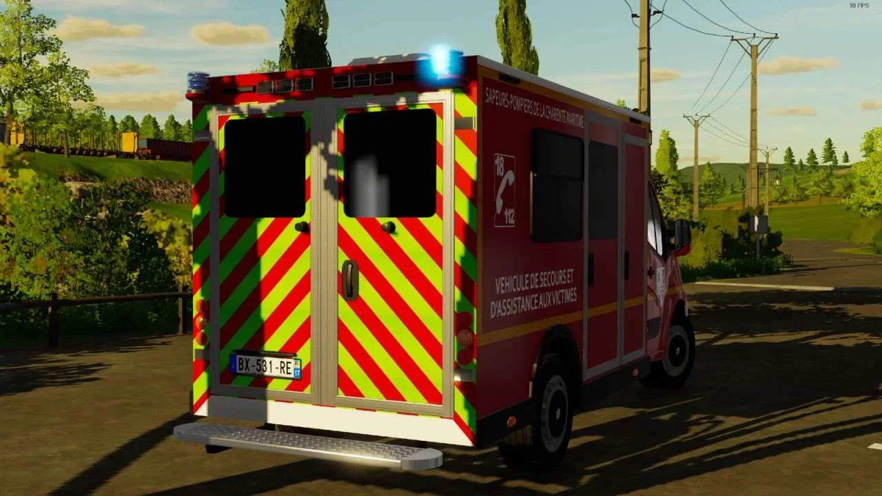 Renault Master III VSAV sdis17 v1.0 FS22 FS22 Mod Free Download