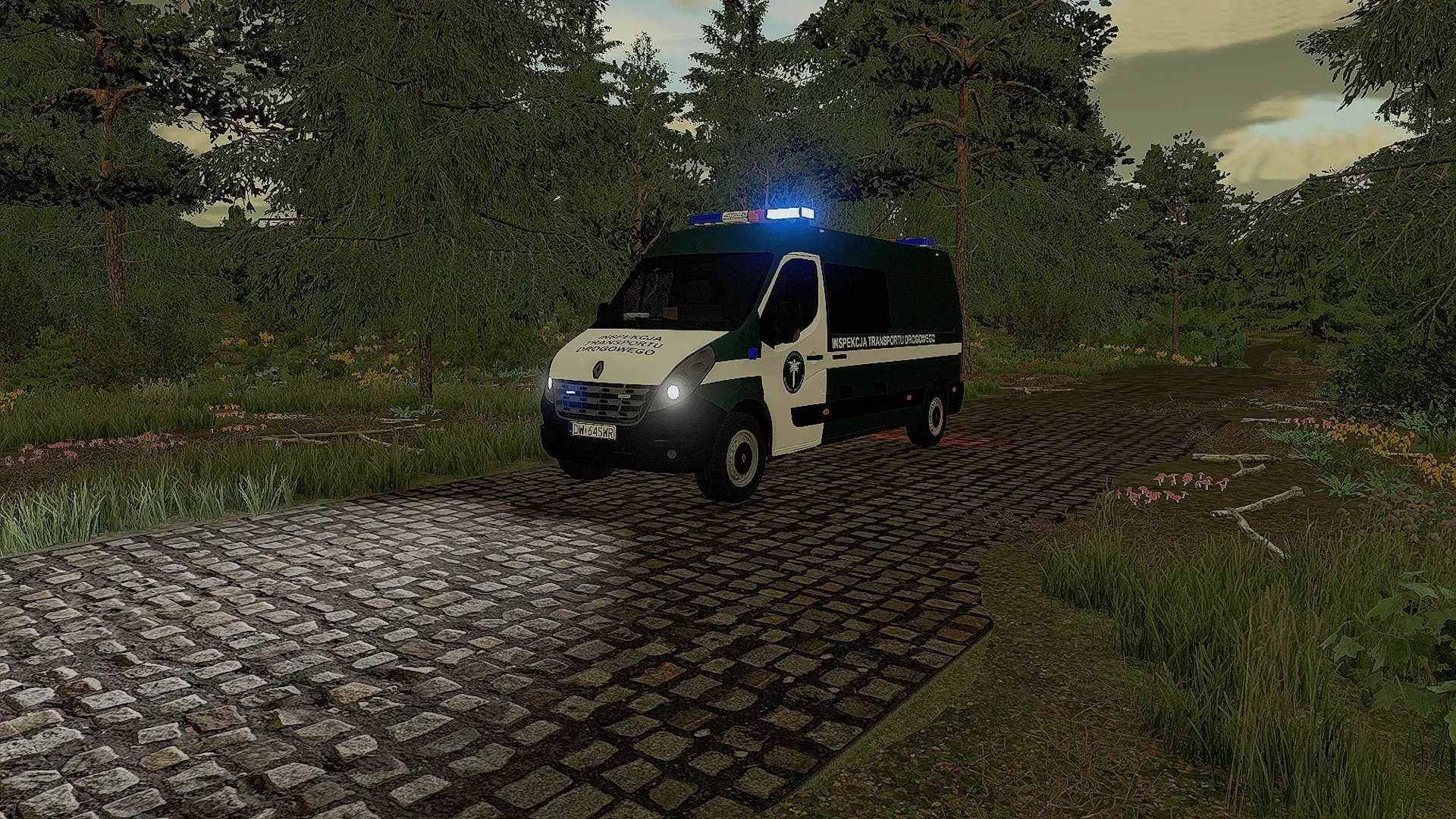 Renault Master Inspekcja Transportu Drogowego [ITD] v1.0 FS22 FS22 Mod Free Download