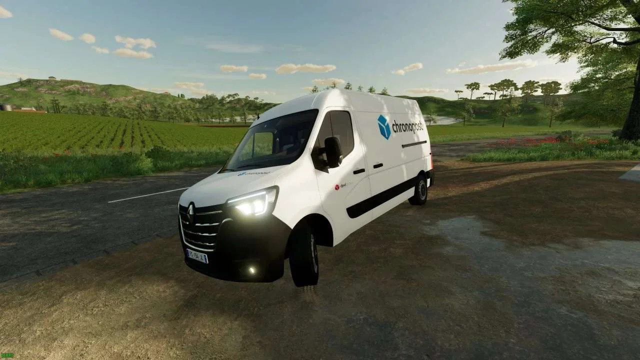 Renault Master IV Chronopost v1.0 FS22 FS22 Mod Free Download