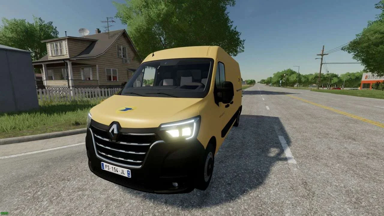 Renault Master IV La Poste v1.0 FS22 FS22 Mod Free Download