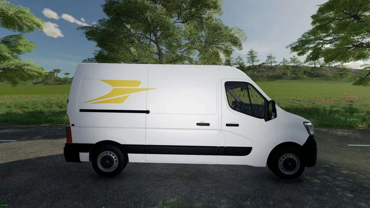 Renault Master IV La Poste v2.0 FS22 FS22 Mod Free Download
