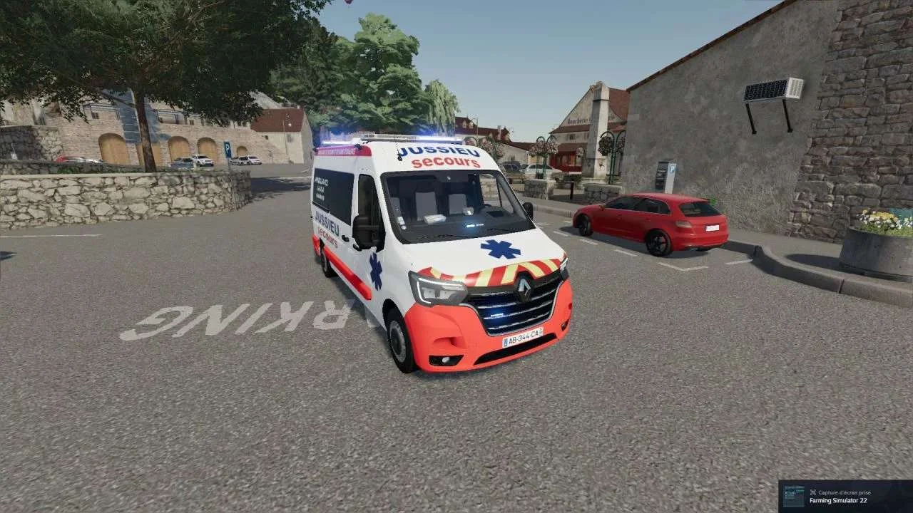 Renault Master Jussieu Secours BETA v1.0 FS22 FS22 Mod Free Download
