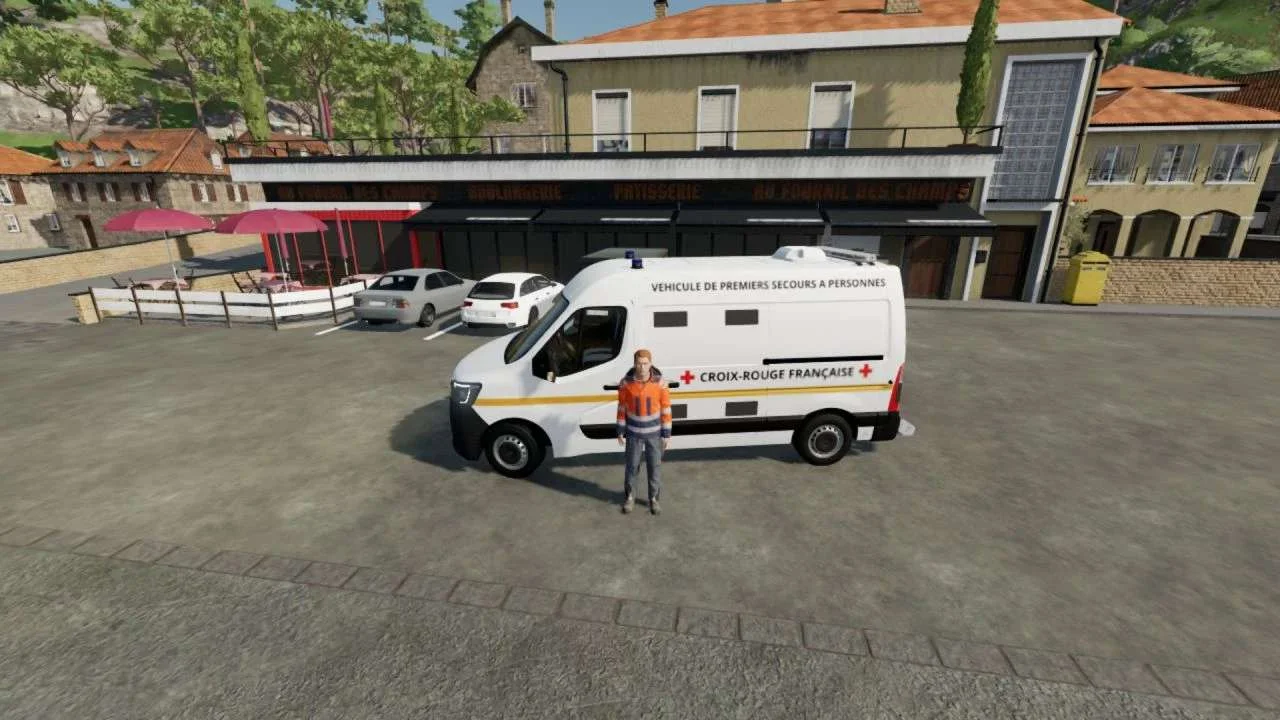 Renault Master VPSP French Red Cross v1.0 FS22 FS22 Mod Free Download