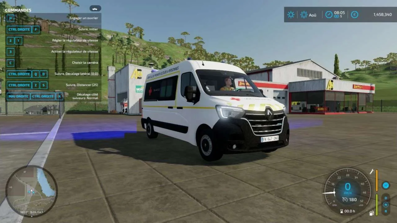 Renault Master VPSP French Red Cross v2.0 FS22 FS22 Mod Free Download