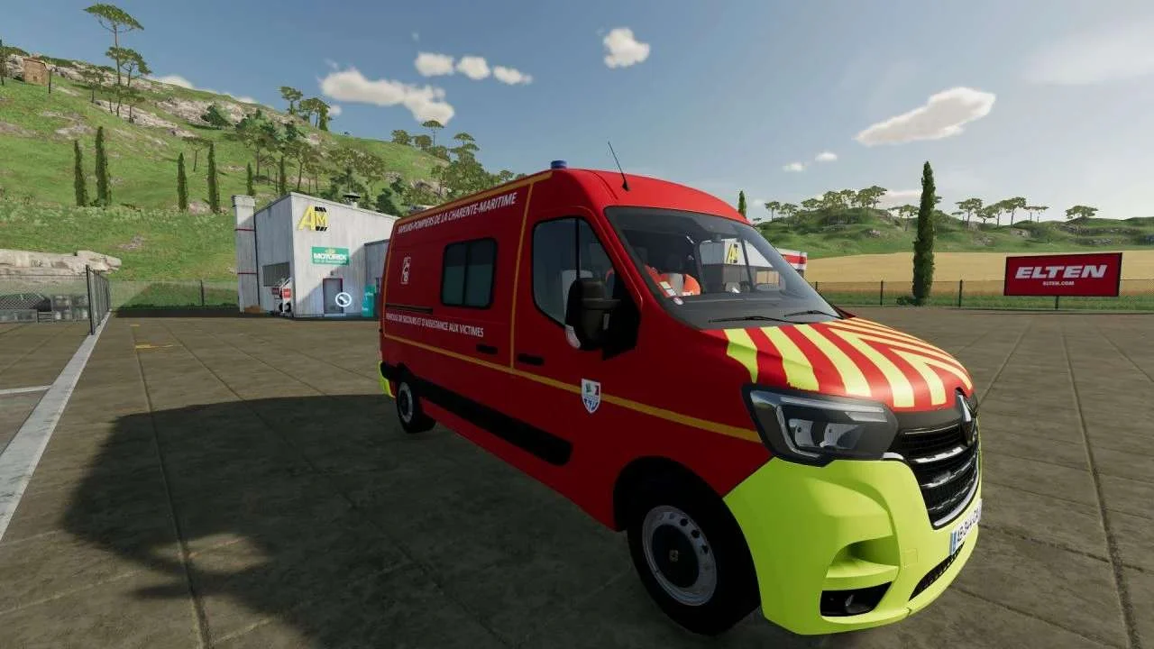 Renault Master VSAV SDIS 17 v1.0 FS22 FS22 Mod Free Download