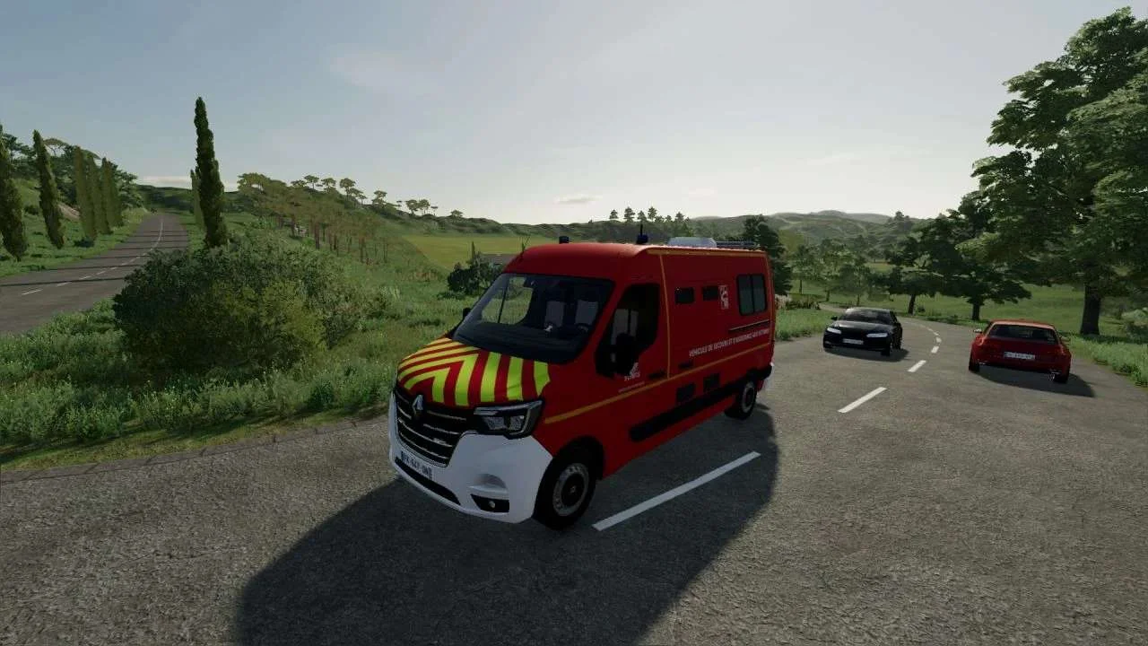 Renault Master VSAV SDMIS 69 v1.0 FS22 FS22 Mod Free Download