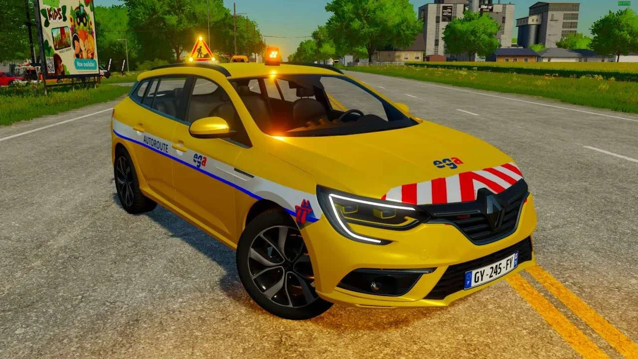 Renault Megane IV Estate EGA Autoroute v1.0 FS22 FS22 Mod Free Download
