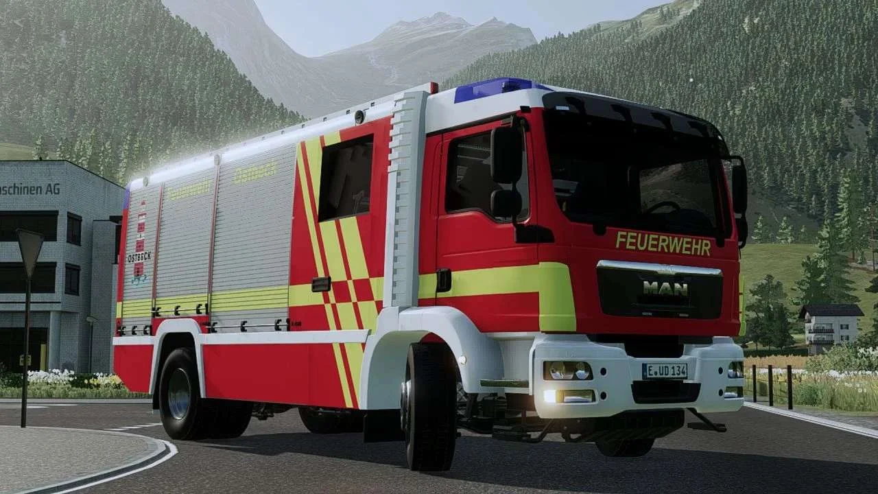 Rosenbauer AT2 v1.0 FS22 FS22 Mod Free Download