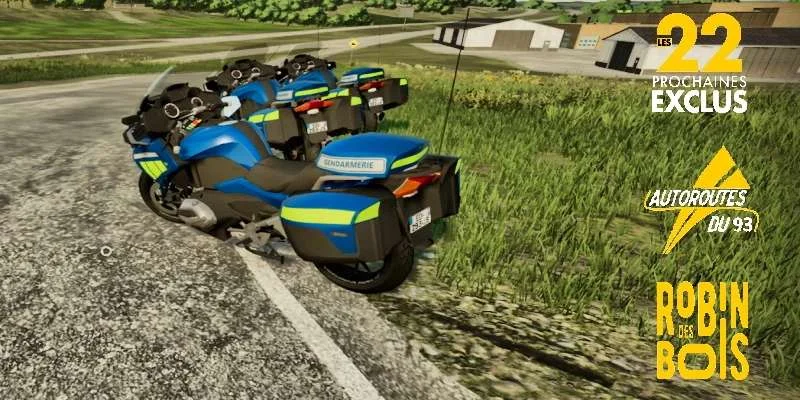 RT 1200 GENDARMERIE v1.0 FS22 FS22 Mod Free Download