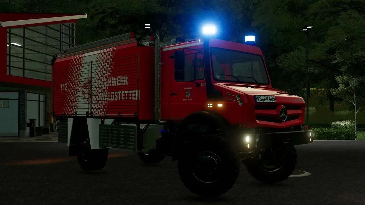 Schlingmann Unimog TLF3000 v1.1 FS22 FS22 Mod Free Download