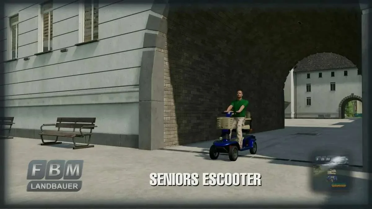 Seniors eScooter v1.0.1 FS22 FS22 Mod Free Download
